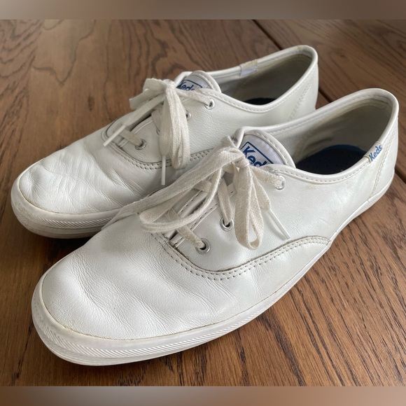 KEDS Classic Leather White Sneakers - Picture 1 of 6